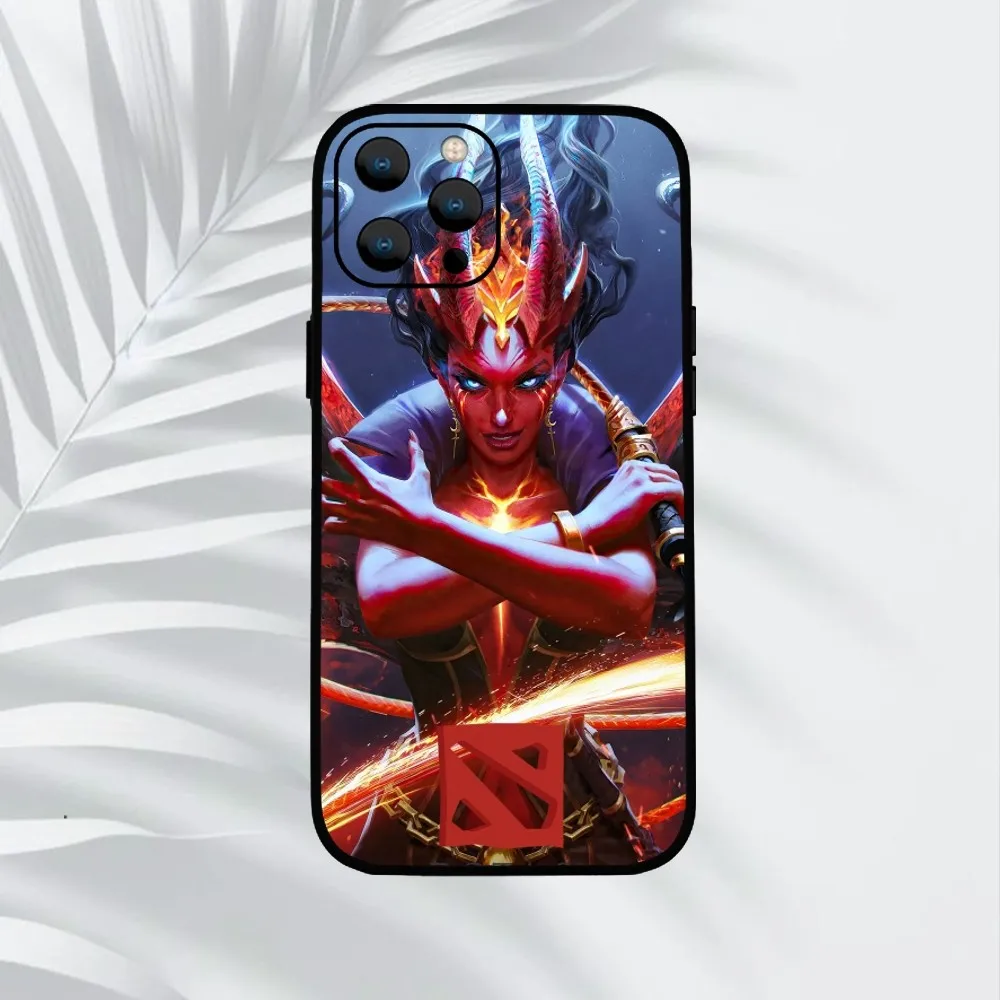 Hot Game D-Dota 2  Phone Case For iPhone Mini 11 12 13 14 15 Pro XS Max X Plus SE XR Shell