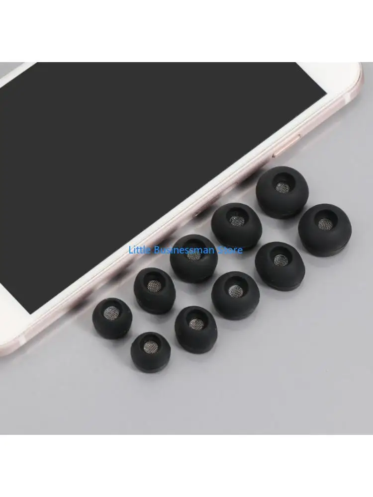 Ear Pads Earcaps For IE800 Soft Silicone Eartips with Filter Net In-Ear Earphone M76A