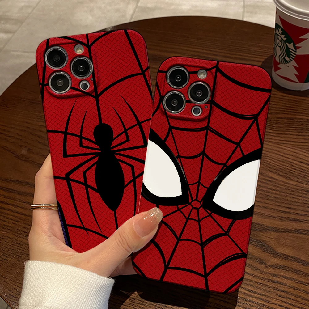 Super hero Marvels Spider-Mans Phone Case for VIVO X50 X60 X70 X80 X90 Pro Y02 Y15S Y16 Y17 Y19  Y50 Y76S Y75 5G Hard PC Cover