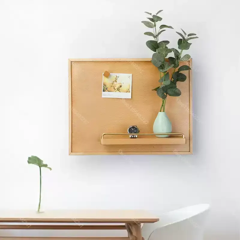 Nordic solid wood electricity meter shielding box, weak current switch storage rack