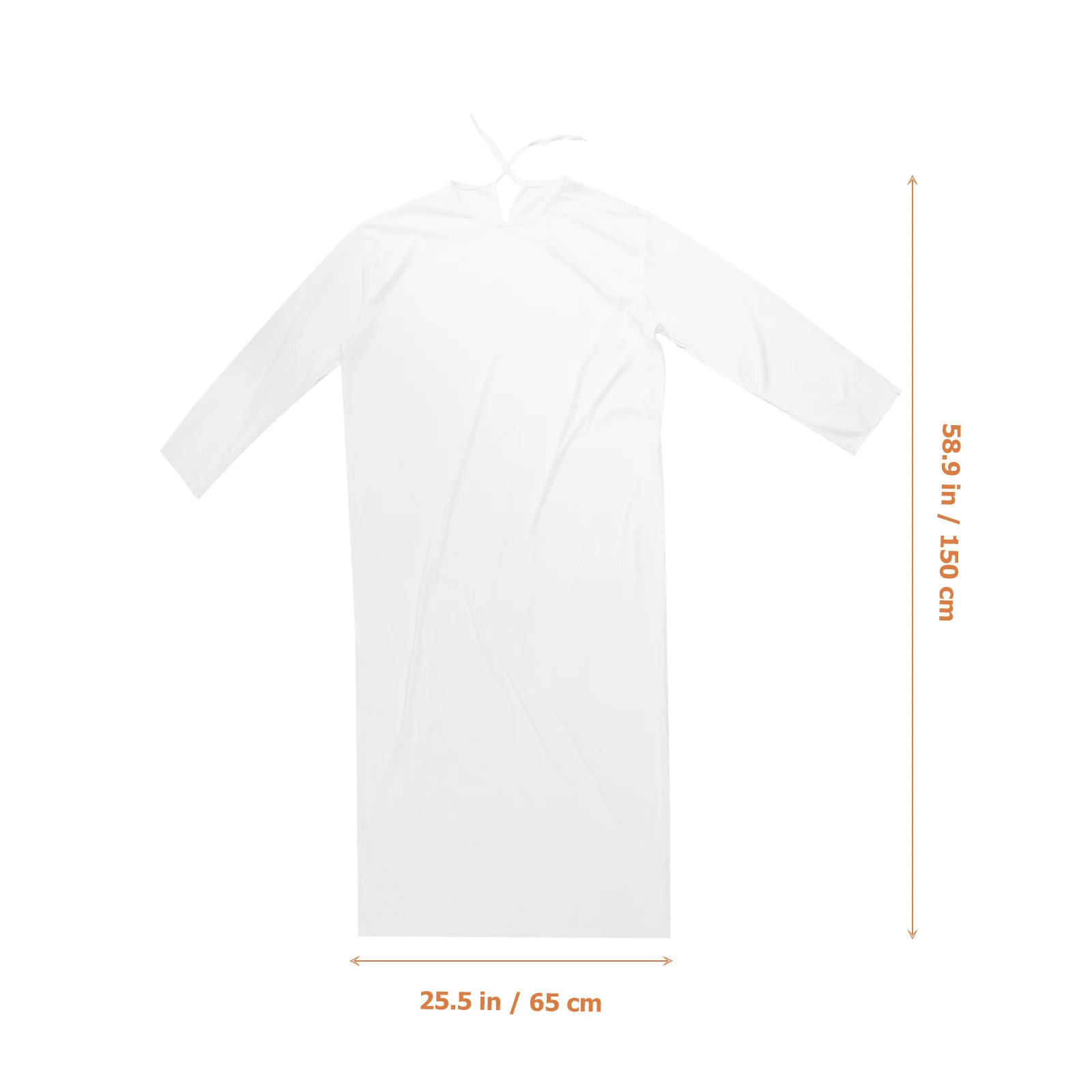 Halloween Horror Cosplay Abbigliamento bianco Capelli neri Costume da fantasma Vesti oggetti di scena per giochi di ruolo in feste Costume horror di Halloween