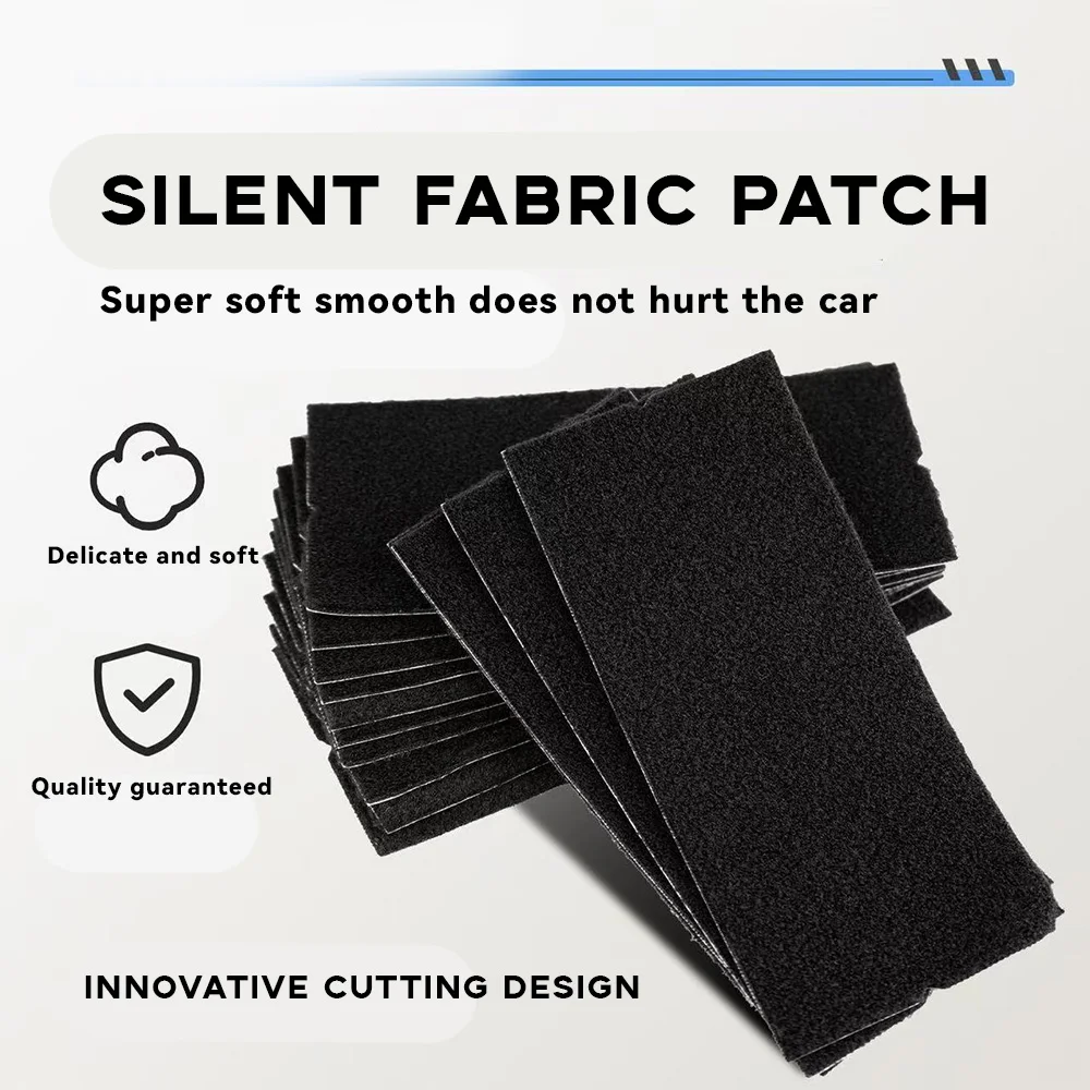 40Pcs20Pcs Squeegee Felt Cloth for Vinyl Film Scraper Car Wrap Tools Fabric Felt for Spatula 4 Card Squeegee Felt Replacement