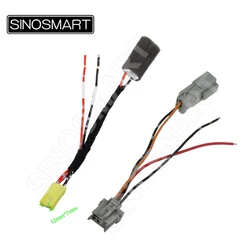 SINOSMART Reverse Light 12V Power Extraction Cable for Honda XR-V CR-V | 2PIN 3PIN Options | Reverse Camera Supply C2 C3