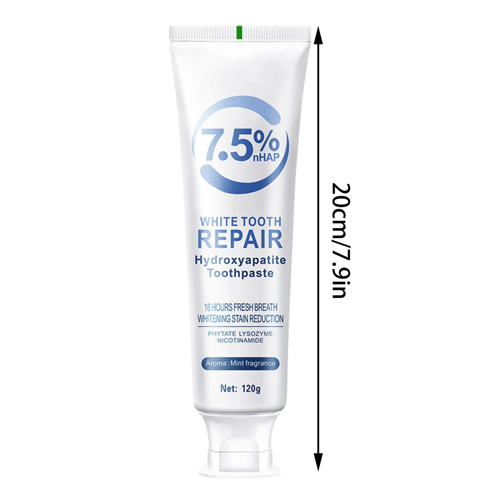 Whitening Toothpaste Hydroxyapatite Fresh Breath Reduces Tooth Stains Bright White Toothpaste Fragrance nursing care Toothpaste