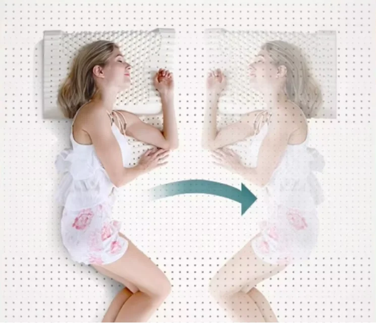 Queen Size Cooling Latex Foam Mattress Home Use Fabric Soft and Foldable with Massage Feature Deep Sleep Natural Latex
