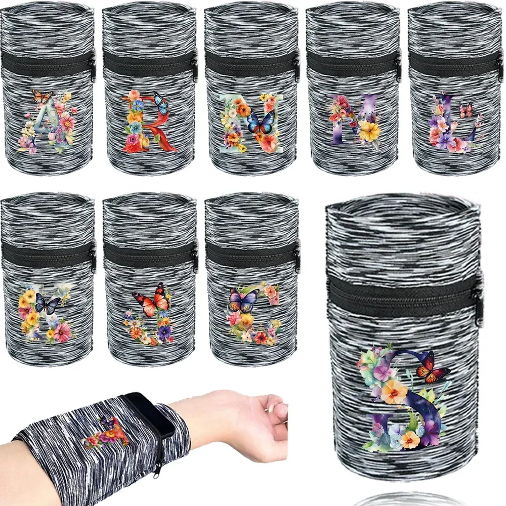 Sports Wristband Bags Wrist Butterfly Style Wrist Bag Protector Running Sport Safety Grey Series Support Brace Wrap Wristband