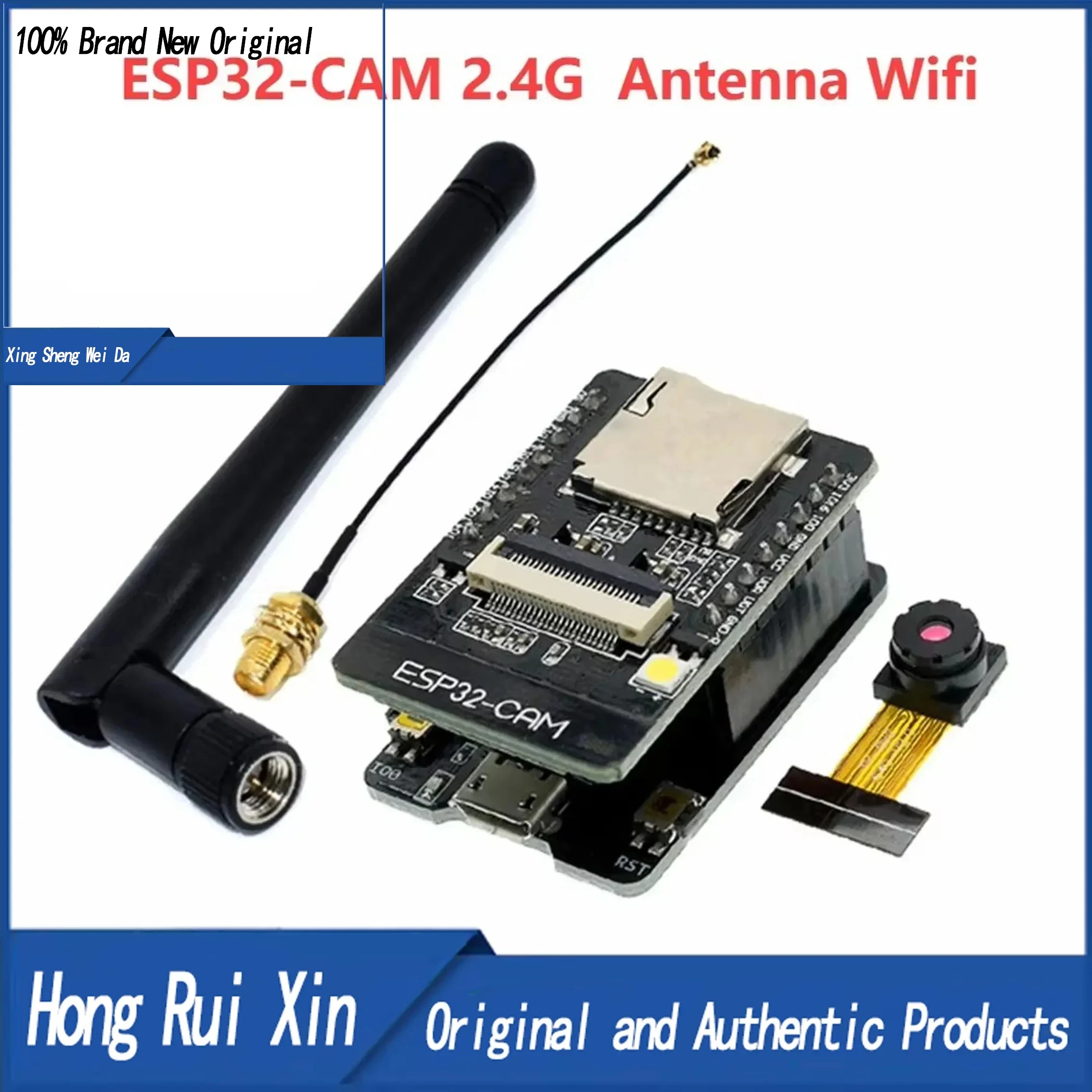 ESP32-CAM ESP32 Development Board CH340G WiFi Bluetooth-compatible Development Module with 2.4G Antenna for Home Smart Device