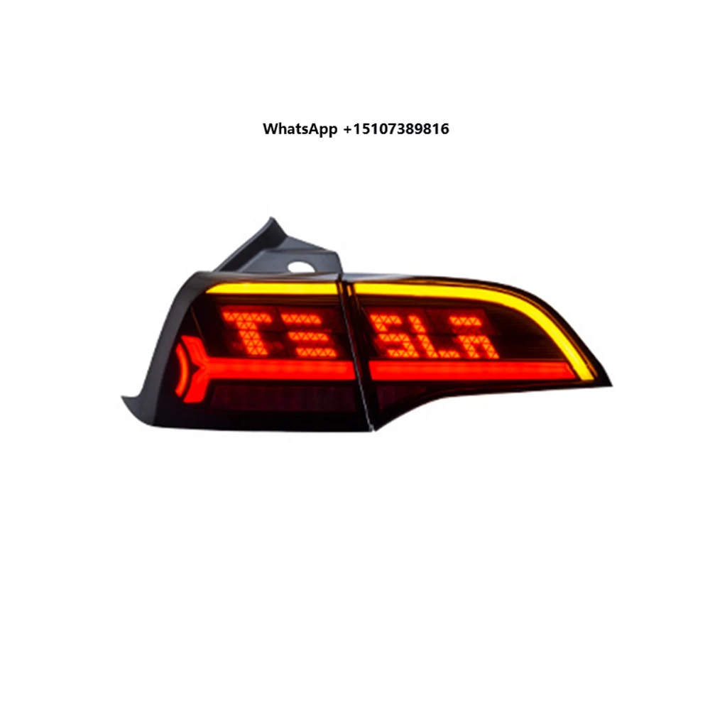 HOSI Tail Light for Model 3 Y 2018 - 2023 Oled Led Stop Daytime Running Brake Led Tail Lamp Assembly