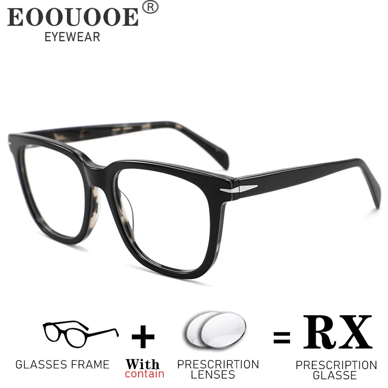 

Retro Vintage Prescription Glasses Men Women Myopia Progressive Eyeglasses Anti-reflection Optical Eyewear Acetate Handmade
