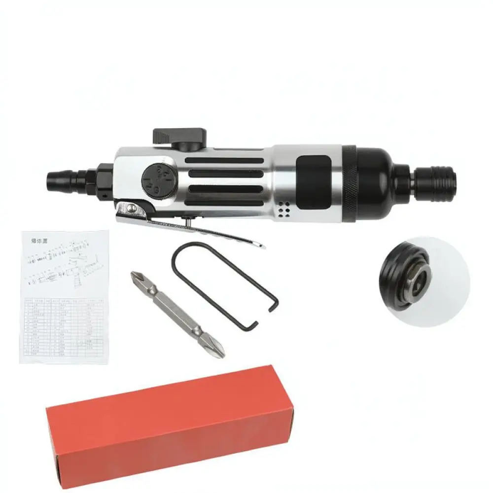 Robust 5H Straight Pneumatic Air Screwdriver Power Tool For Furniture Assembly Woodworking Repair And Tightening