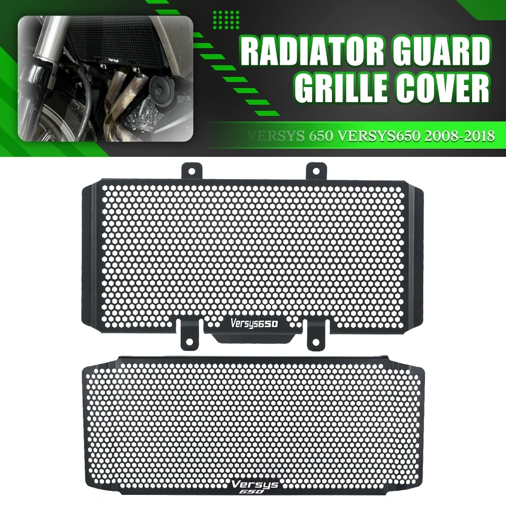 

FOR Kawasaki Versys 650 Versys650 2008 2009 2010 2011 2012 2013-2018 Radiator Grille Guards Cooling Cover Motorcycle Accessories