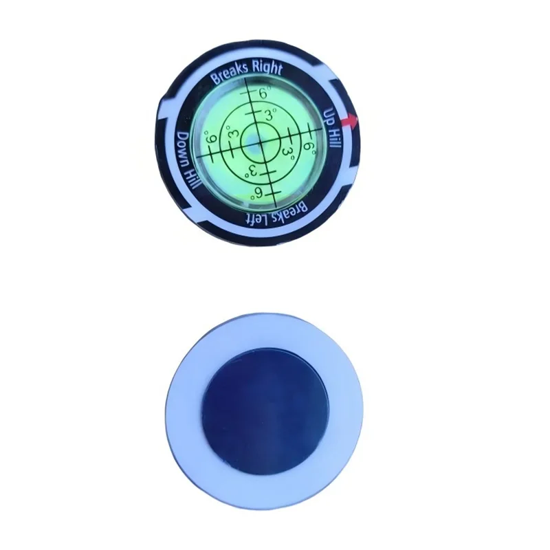 عالية الدقة جولة الأخضر قارئ الغولف وضع المعونة المنحدر القارئ 1 قطعة جولف قذفة الكرة علامة