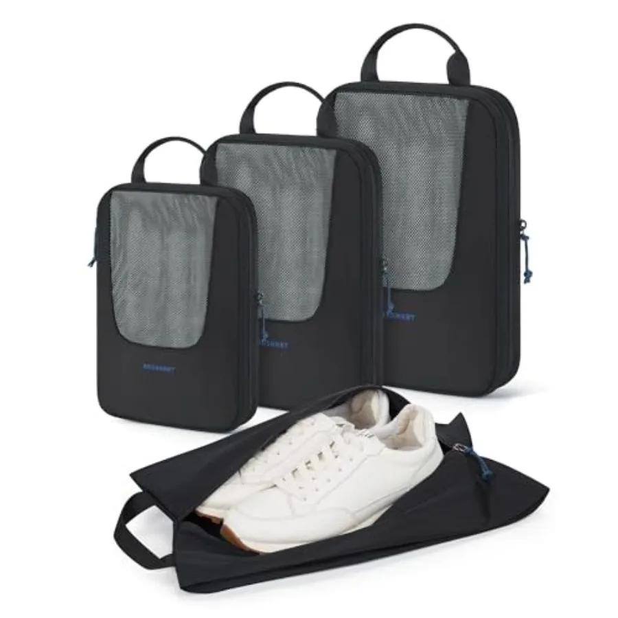 

Компрессионные упаковочные кубики для путешествий, набор из 6/5/4 штук, легкие органайзеры для упаковки, незаменимые вещи для летних поездок, сумки-органайзеры для чемоданов