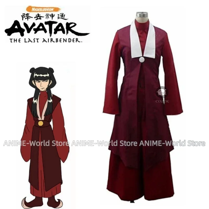 

Anime Avatar Mai Cosplay Costume Red Dress Anime Custom Made Uniform Any Size