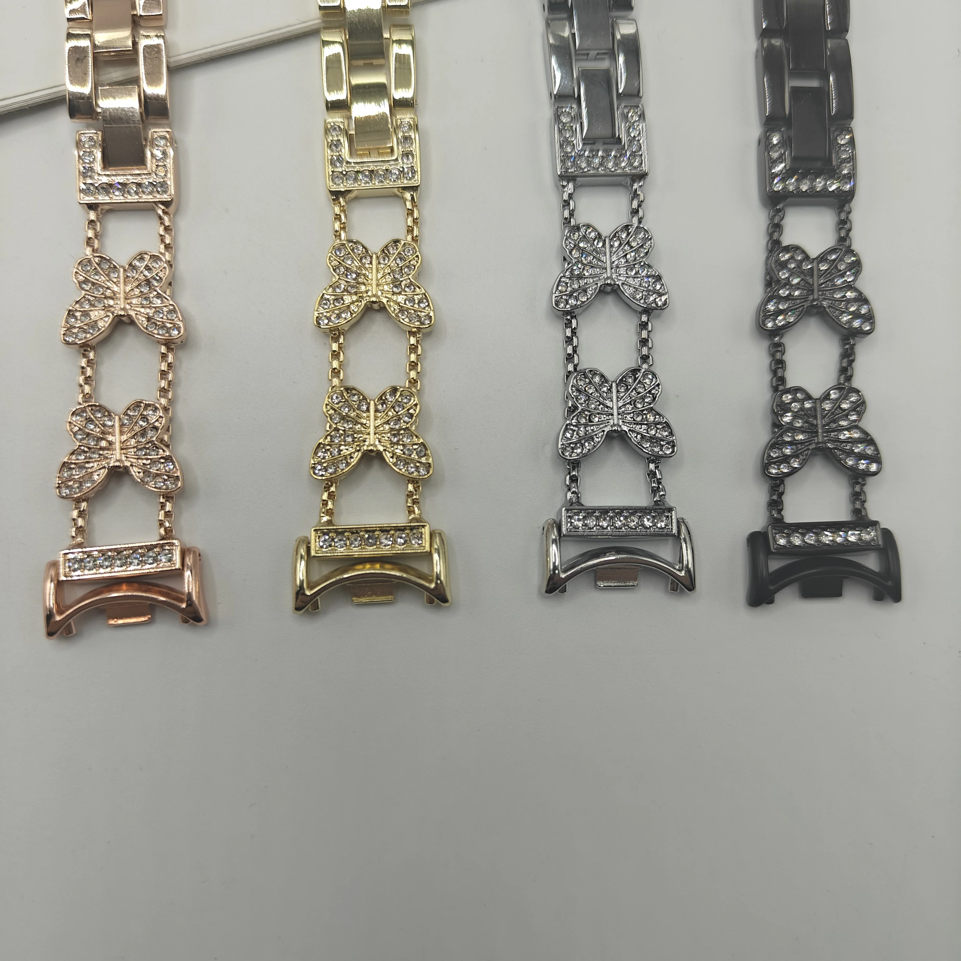 Xiaomi Bracelet Strap 8/9 Butterfly Diamond Bracelet Strap Xiaomi Bracelet 8/9 Bracelet