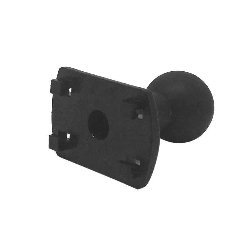 4 Hole Claws AMPS Adapter Plate Rubber Ball Head Mount Bracket for Arkon Robust Mount Series GPS DVR