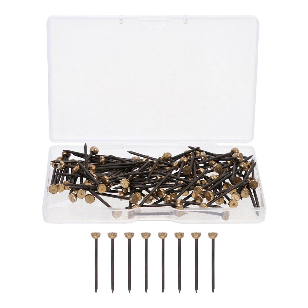 

100 Pcs Hanging Painting Hardware Nail Set Frame Artwork Display Hooks Nails Wall Copper Hangers Carbon Steel