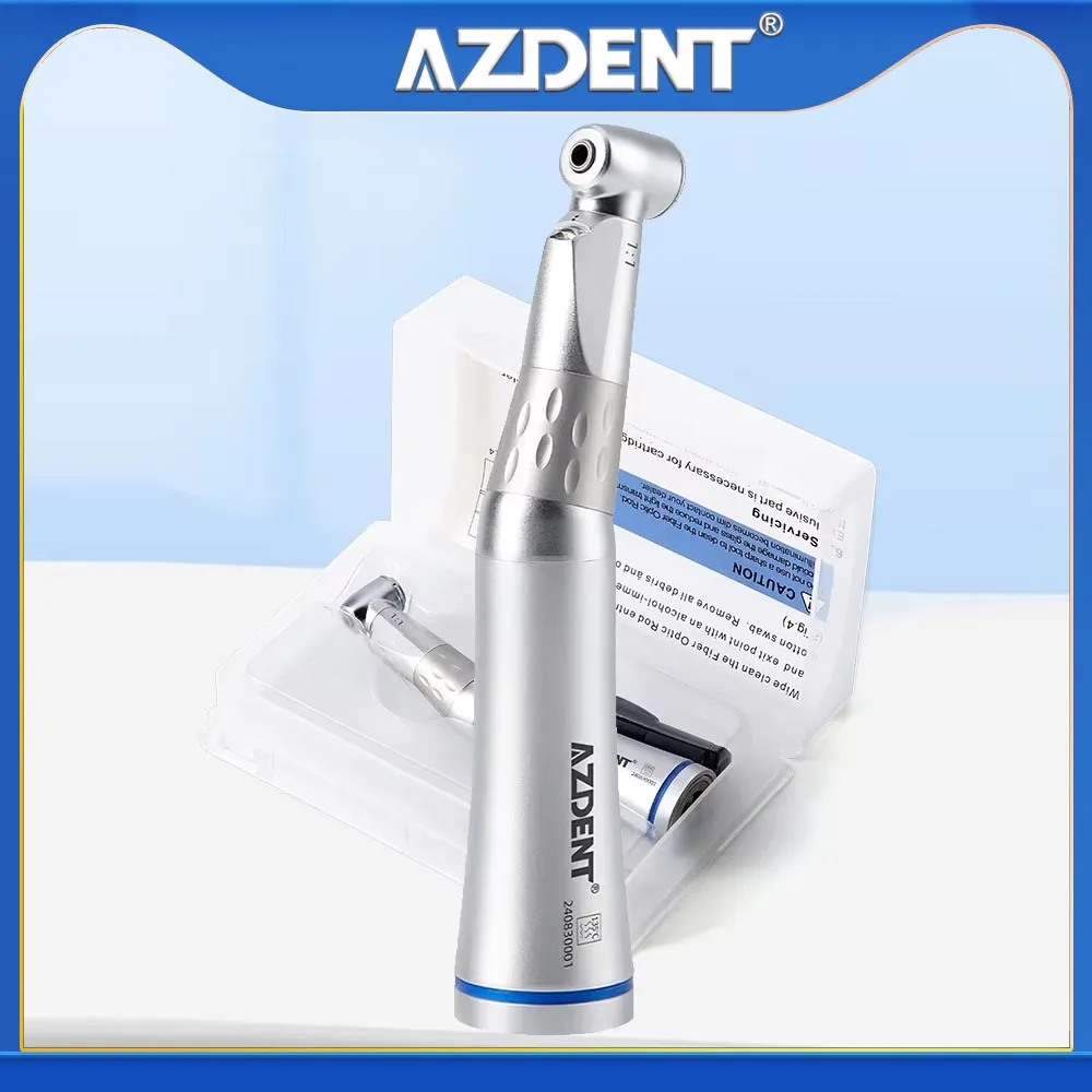 Azdent Dental Low Speed Handpiece 1:1 Ratio Contra Angle High Quality  Latch bur Ø 2.35mm