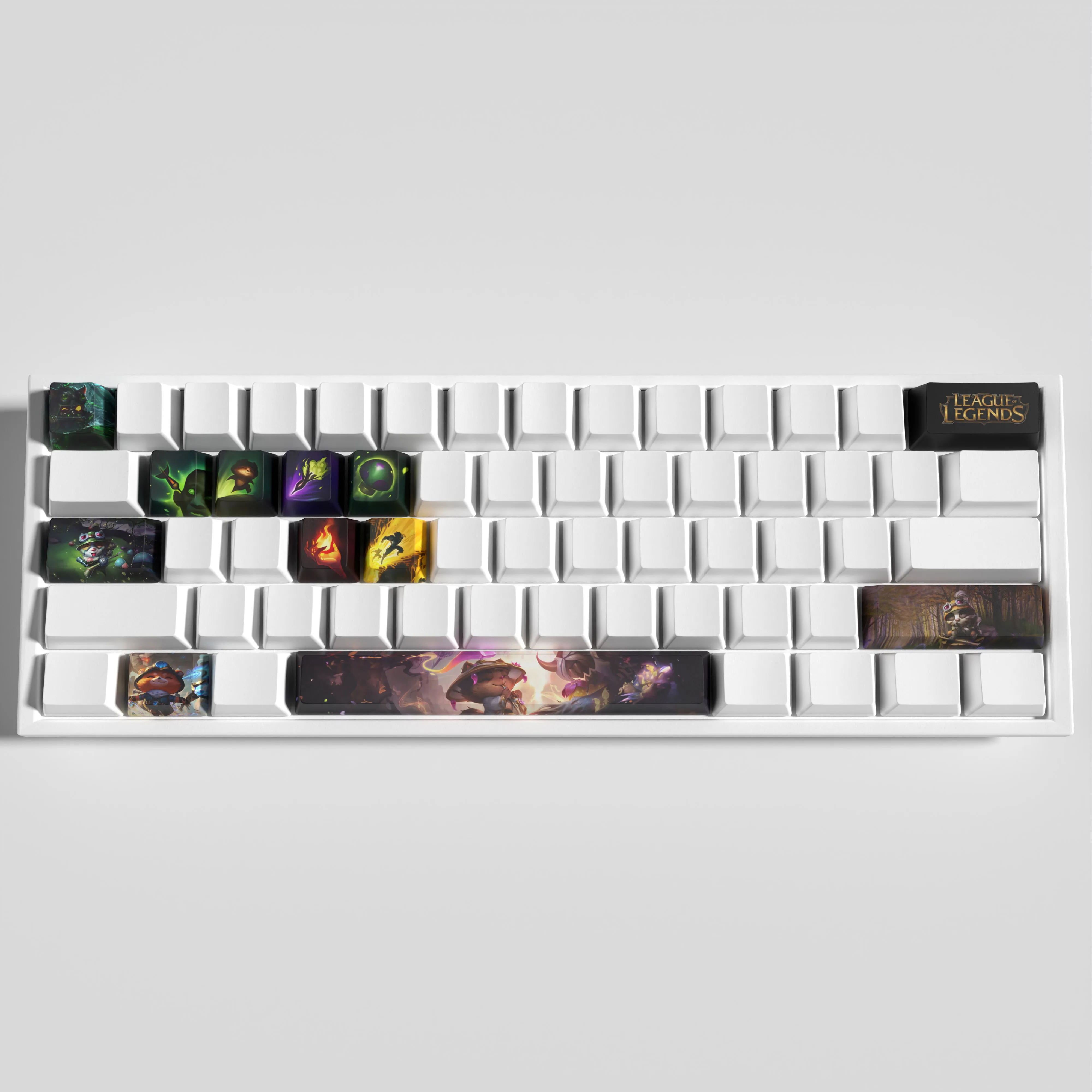 Teemo keycaps League of Legends keycaps game keycaps profilo OEM 12 tasti PBT dye sub keycaps