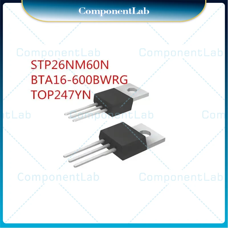 10-50pcs STP26NM60N   26NM60N   BTA16-600BWRG    BTA16-600B    TOP247YN       TO-220