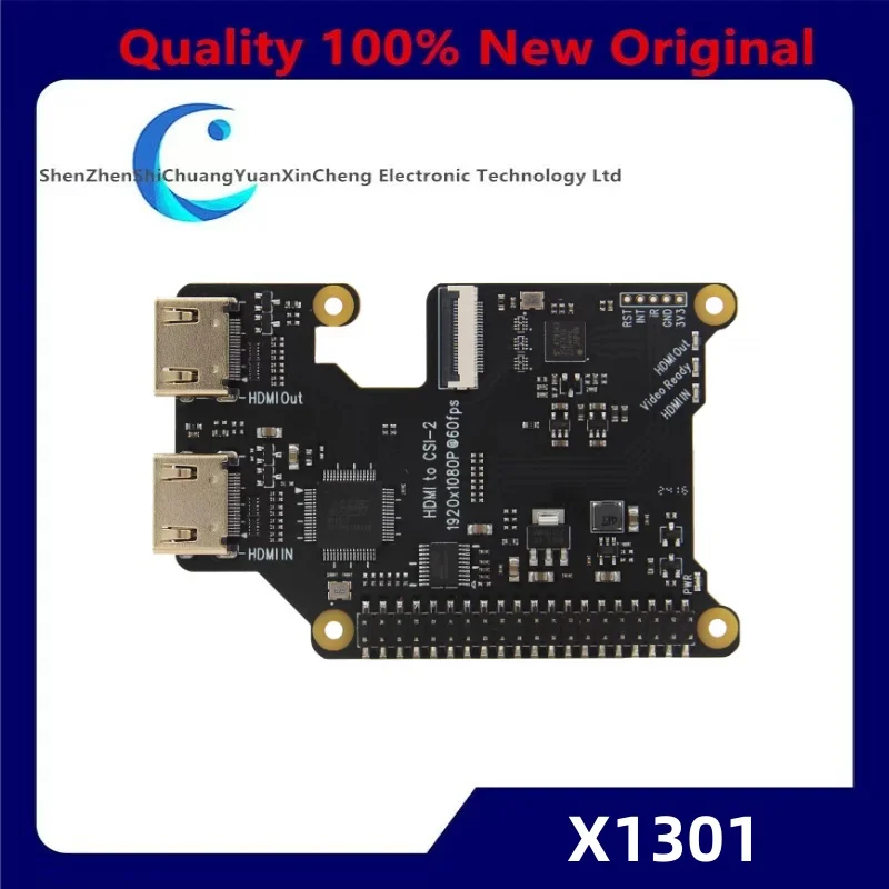 Geekworm X1301 HDMI to CSI-2 Shield for Raspberry Pi 5/4B/3B+/3B