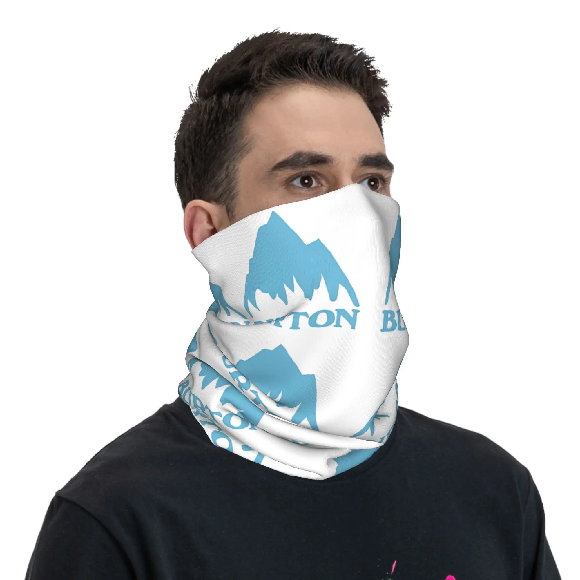 Burton 스노우보드 스포티 밴다나 넥 커버 프린트 마스크 스카프 다용도 모자 야외 스포츠 남여 공용 성인 세탁 가능
