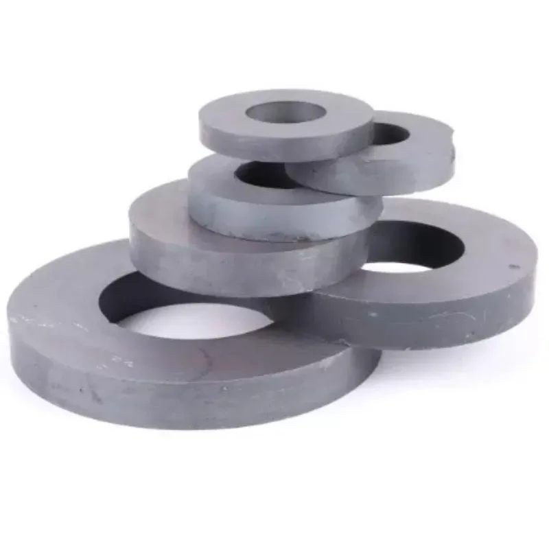 Dia 45-100mm Ferrite Ring Magnet  Heavy Duty Ceramic Magnets for Industry Science,Crafts and Hobbies