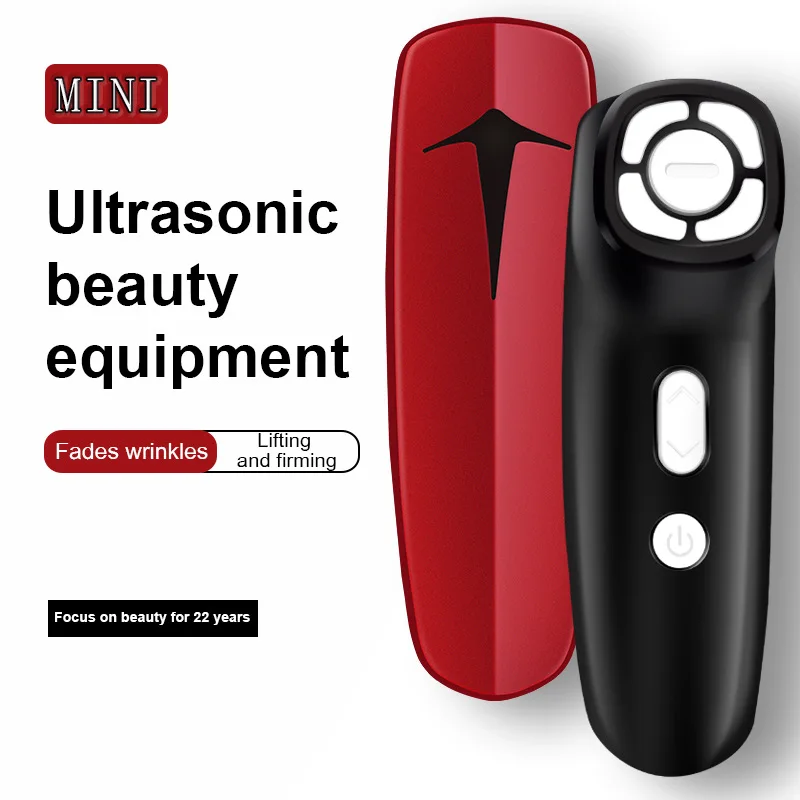 

2023 Mini Hifu Ultrasound RF Homeuse Beauty Instrument EMS Facial Lifting Massager Anti-wrinkle Anti-aging Skin Rejuvenation