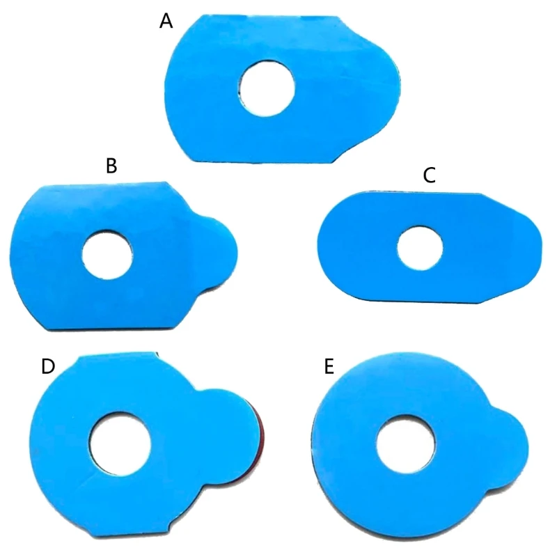 1000Pcs Optical Eyeglasses Lens Blocking Pads Double-Sided Sticker Tape Blue Pad High Stickiness No