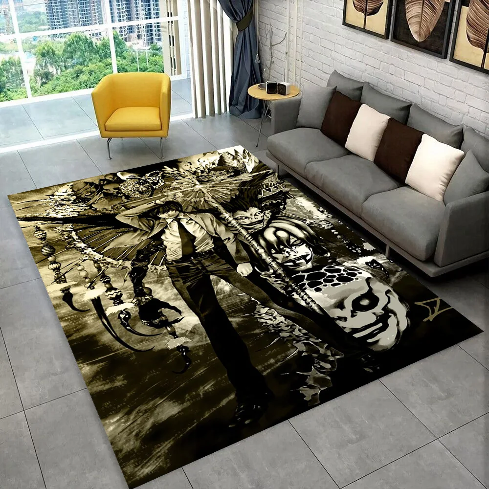 

3D DEATH NOTE Ryuk L Kira мультфильм аниме коврик ковры для гостиной спальни диван коврик для двери, детский игровой нескользящий напольный коврик