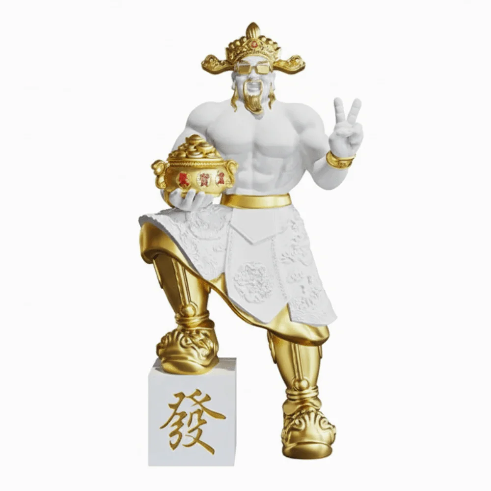 

Floor Ornament Muscle God of Wealth Lucky Decoration High-end Fortune Decoration Cartoon Opening God of Wealth