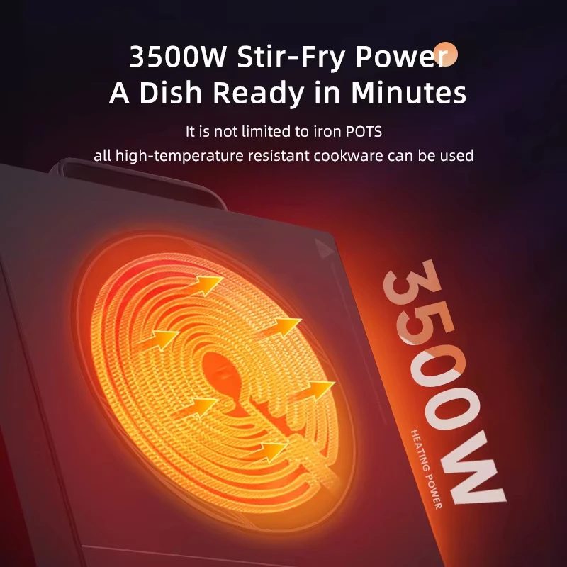 3500 واط الكهربائية التعريفي طباخ موقد السيراميك كوكتوب صانع الشاي لوح تسخين سخان غلاية مياه الاتحاد الأوروبي التوصيل 220 فولت #5