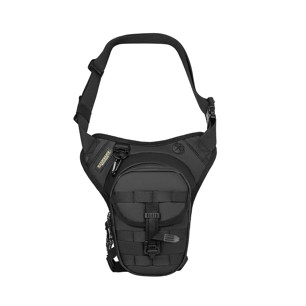 الرجال الورك الخصر أكياس مقاوم للماء دراجة نارية الورك الساق حزمة سعة كبيرة دراجة نارية حقيبة كروسبودي للمشي التخييم الصيد #4