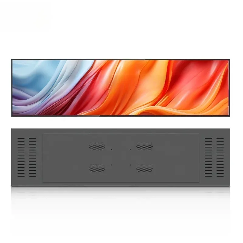 DIY display 19.5 inch non-touch streched LCD bar screen with input  for shelf use