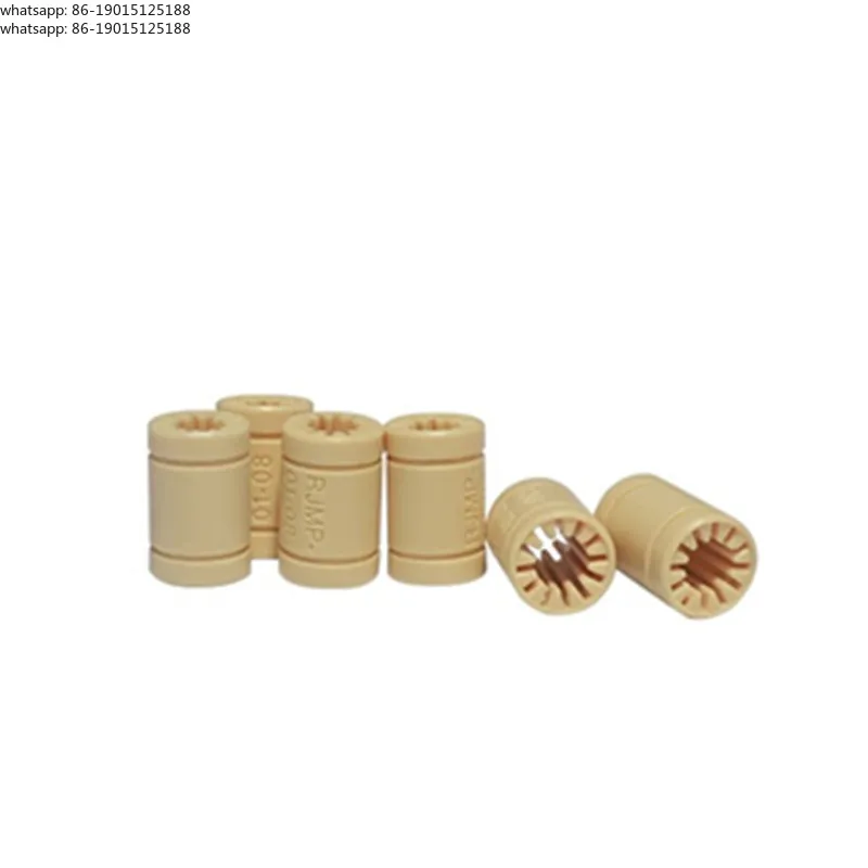 15pcs RJMP-01-06 08 10 12 16 20 25Plastic Linear Bearing Linear Bearing Solid Plastic Bearing for 3D Printer Parts