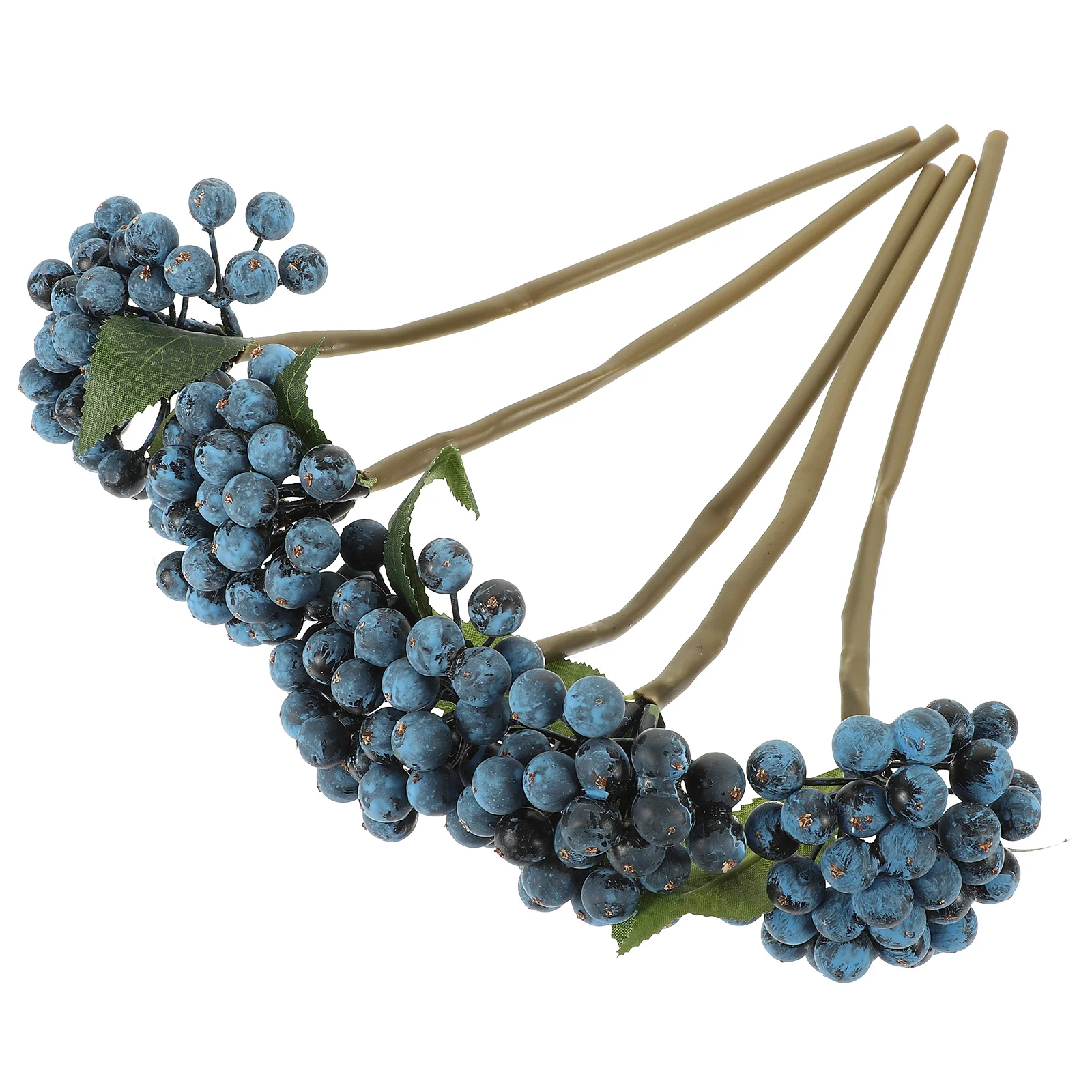 

5Pcs Artificial Berry Stem Decor Faux Berry Stems for Christmas Picks Holiday Decorations DIY Wreath Centerpiece Arrangement