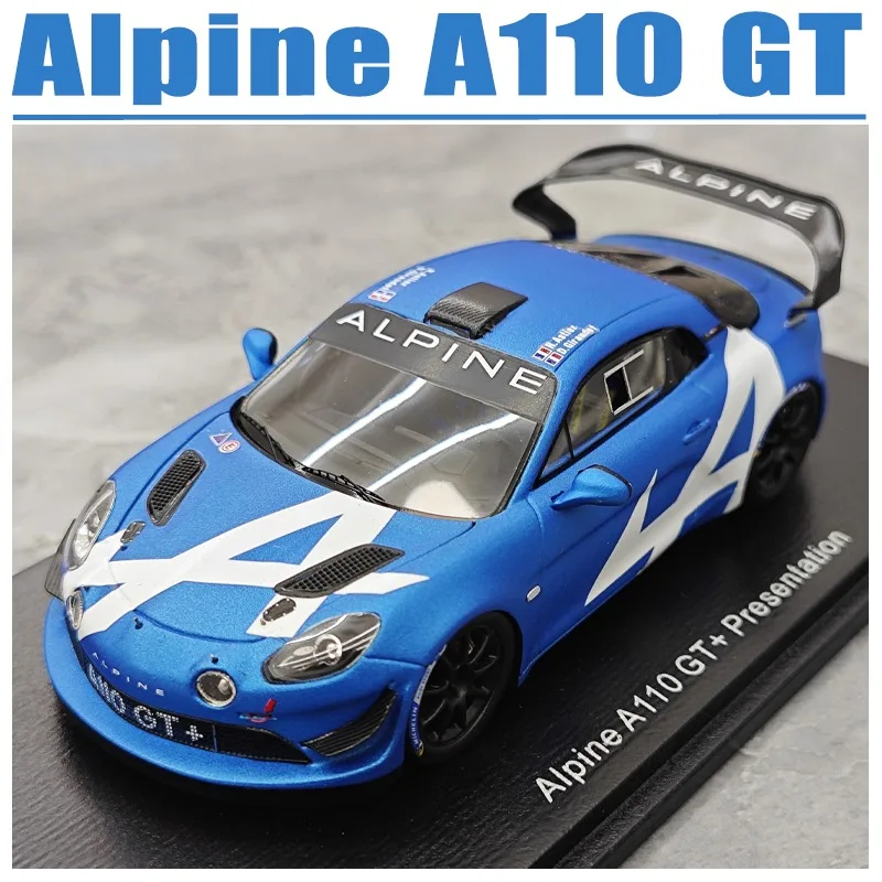 

Spark 1/43 Alpine A110 GT 2024 Mont Blanc Rally Alloy Toy Diecast Metal Model Gifts