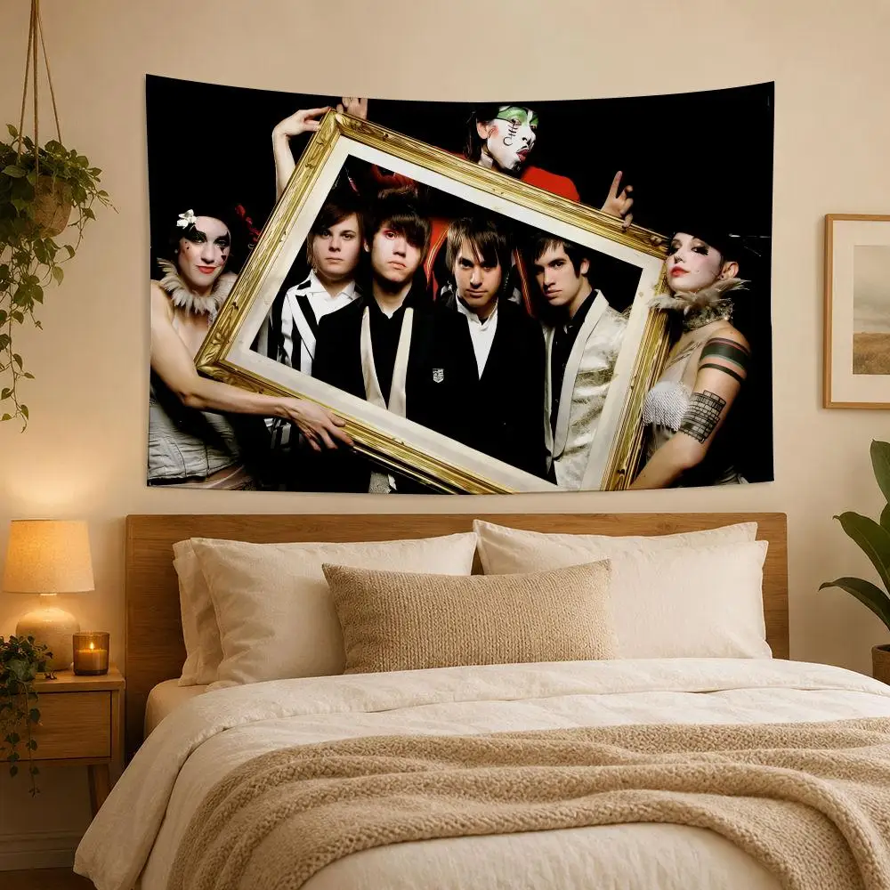 Panic! At The Disco Tapestry House Bedroom Living Bar Garden Microfiber Decoration Background