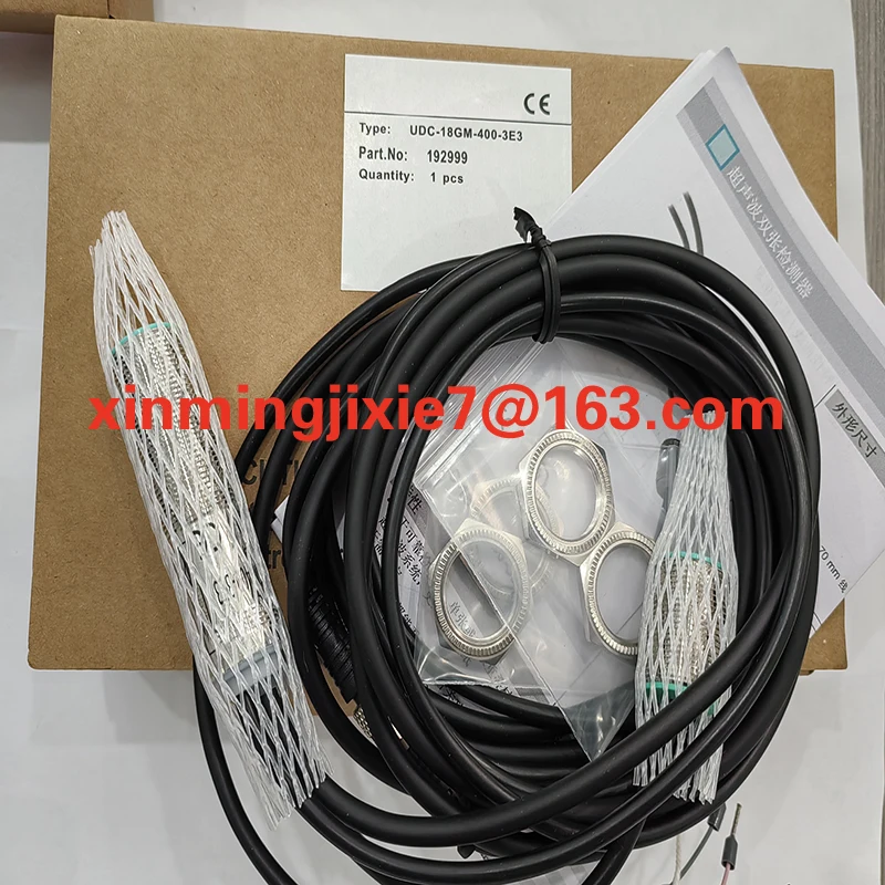 New Original UDC-18GM-400-3E3 UDC-18GM-400-3E2 UDC-18GM-400-3E1 UDC-18GM-400-3E0 Ultrasonic Double Sheet Sensor M18, 18~30VDC