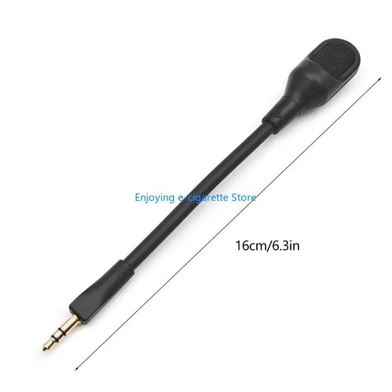 Abnehmbares Boom-Mikrofon, Kunststoff-Ersatzmikrofone mit 3,5-mm-Buchsen für Daily Y4QF – Detail 6