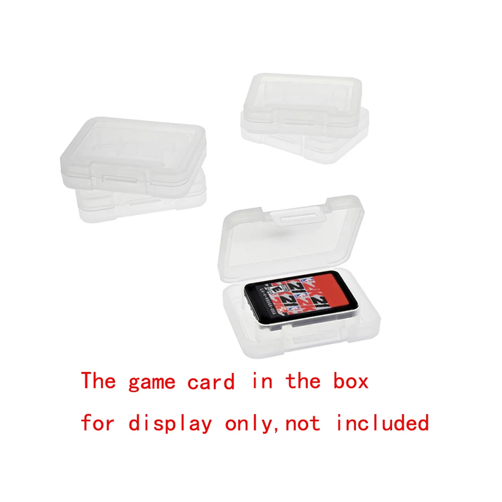 Transparent Display box For  Switch OLED Lite Universal Game Card  Memory Card Storage  Protection Box