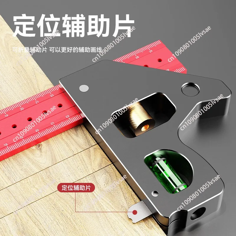 Angle ruler 90-degree woodworking  combination Multifunctional angle  Thickened high-precision universal combination angle