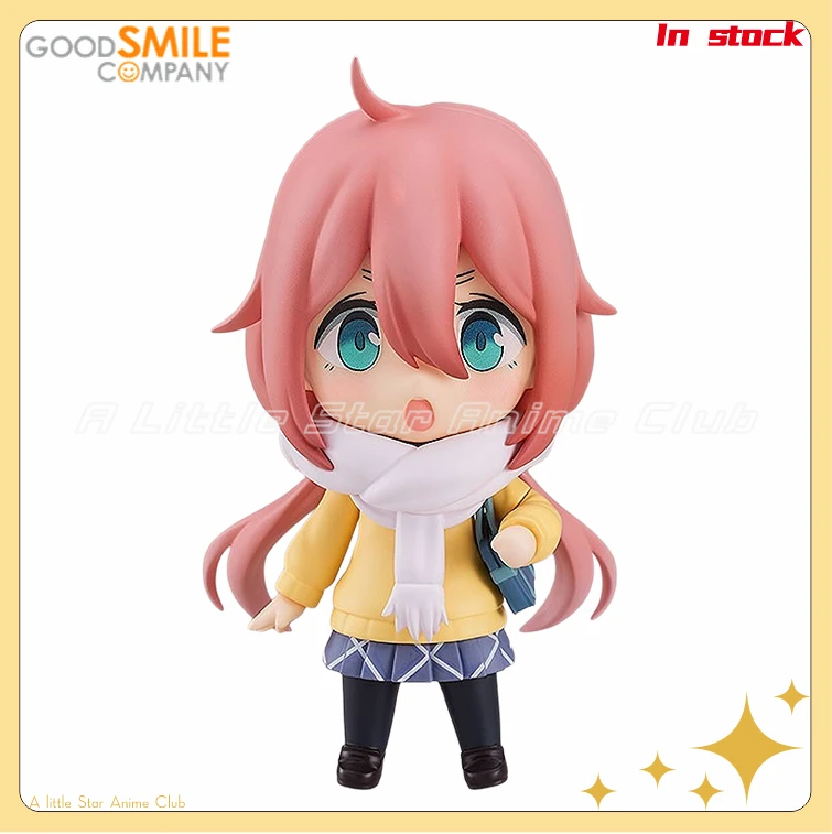 

In Stock Original GSC Nendoron 2189 LAID-BACK CAMP Kagamihara Nadeshiko School Uniform Ver Anime Figure Model Collection Toys