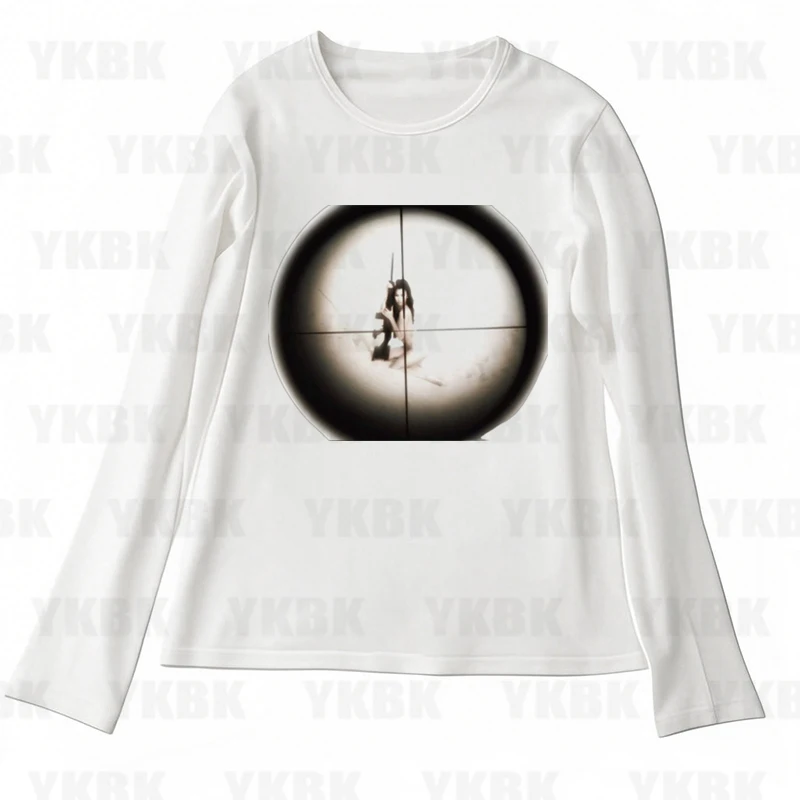 

Kawaii футболки с длинными рукавами и принтом для девочек в стиле аниме Y2k, топы с длинными рукавами, уличная одежда, женские Harajuku, ретро, 90-е, эмо, повседневные, в стиле панк, для малышей