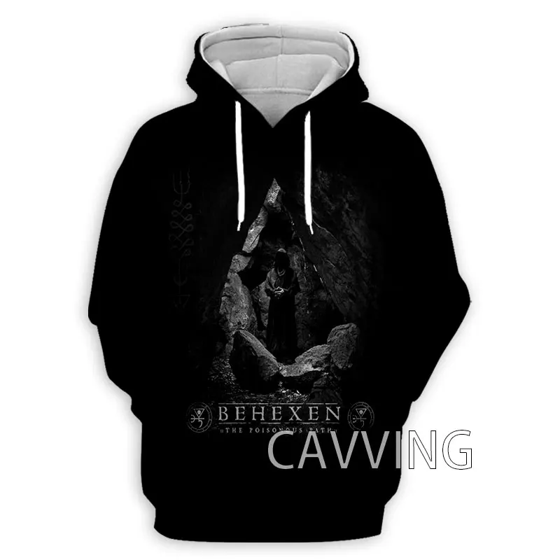 2024 New CAVVING 3D Printed Behexen Rock Hoodie Hooded Sweatshirt Harajuku Top Men's and Women's Fashion Clothing