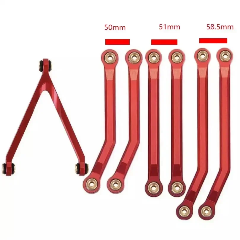 Aluminum High Clearance Chassis Links Set for RC Crawler Axial SCX24 AXI00001 C10 AXI00002 JEEP JLU Ford Bronco AXI00006 image 6