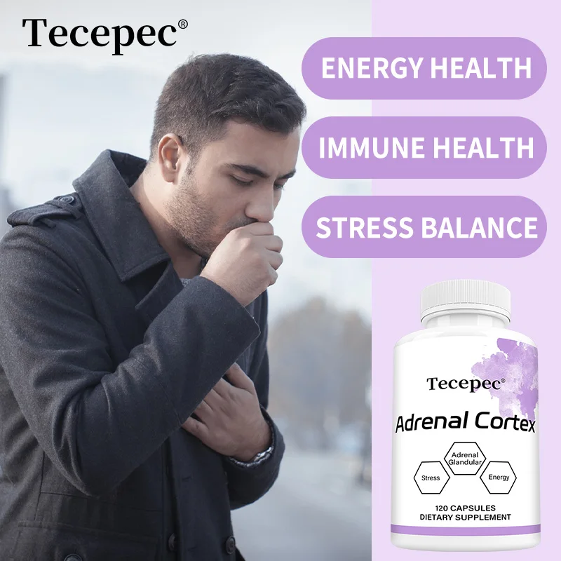 Adrenal Cortex Supplements - for Cortisol Management, Immune System, Stress Management, Fatigue and Metabolism