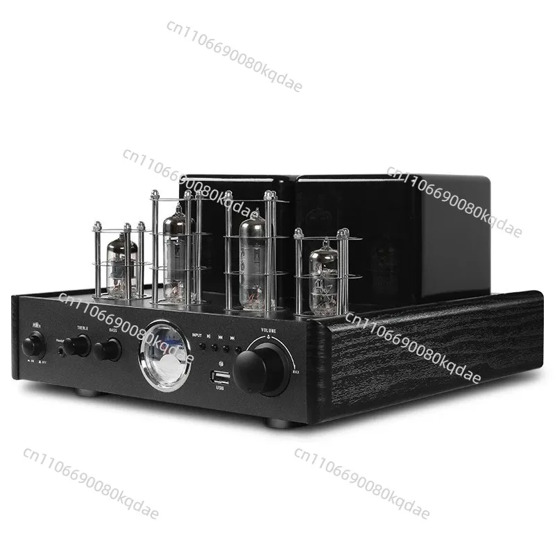 AV‑2030R HIFI Tube BT5.0 Class‑AB Power‑Amplifier With LED Subwoofer Output For Home Audio Equipment Assembly Application