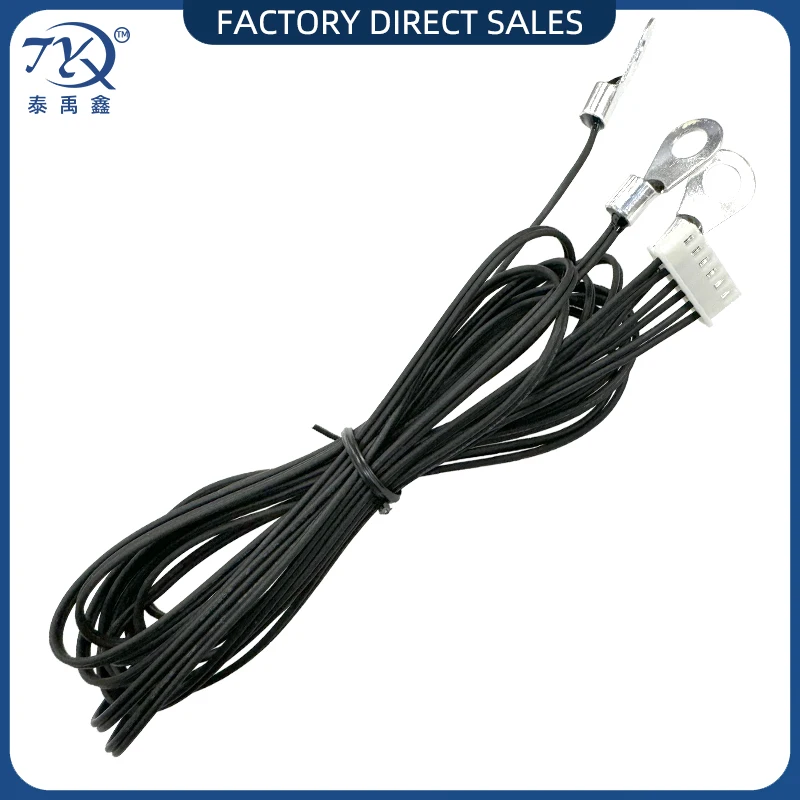 Customized 6-6 M6 4413#26 103F3435L1000XH-6P Temperature Sensor Three-wire in one High temperature resistant