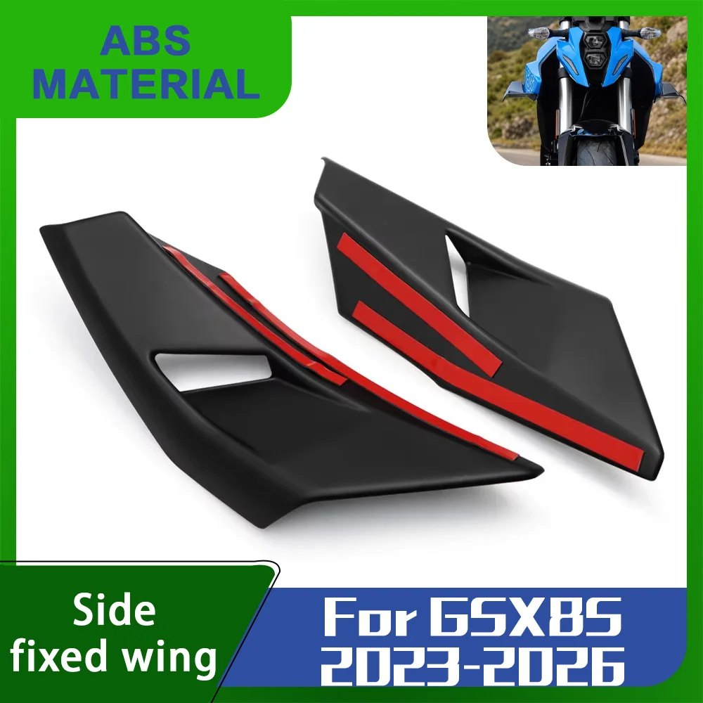 For Suzuki GSX 8S 2023-2026 GSX-8S GSX8S  Motorcycle Deflector Spoiler Spoiler Sid Aerodynamic Wing Front Spoiler Kit Accessory